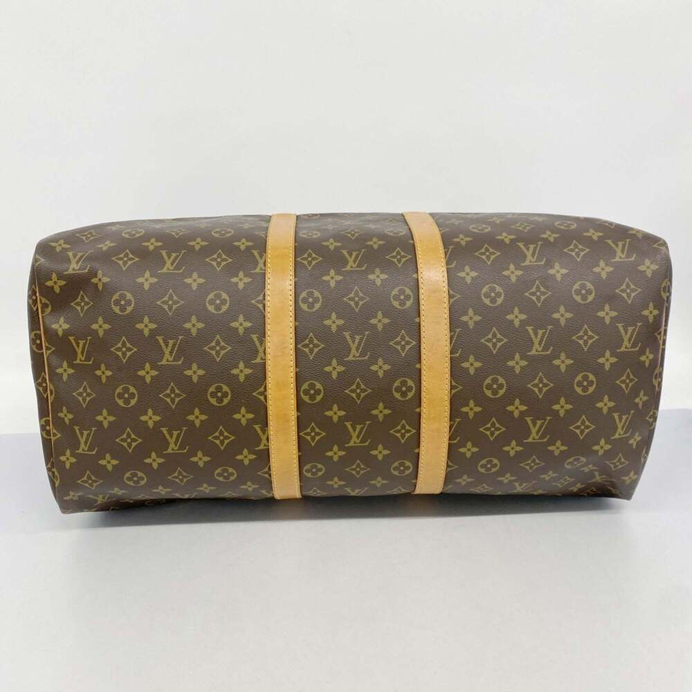 LOUIS VUITTON Brown Monogram Keepall 55 Boston Bag - Picture 3 of 13